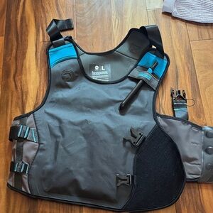 Sea view Palawan black and Blue inflatable snorkeling Vest